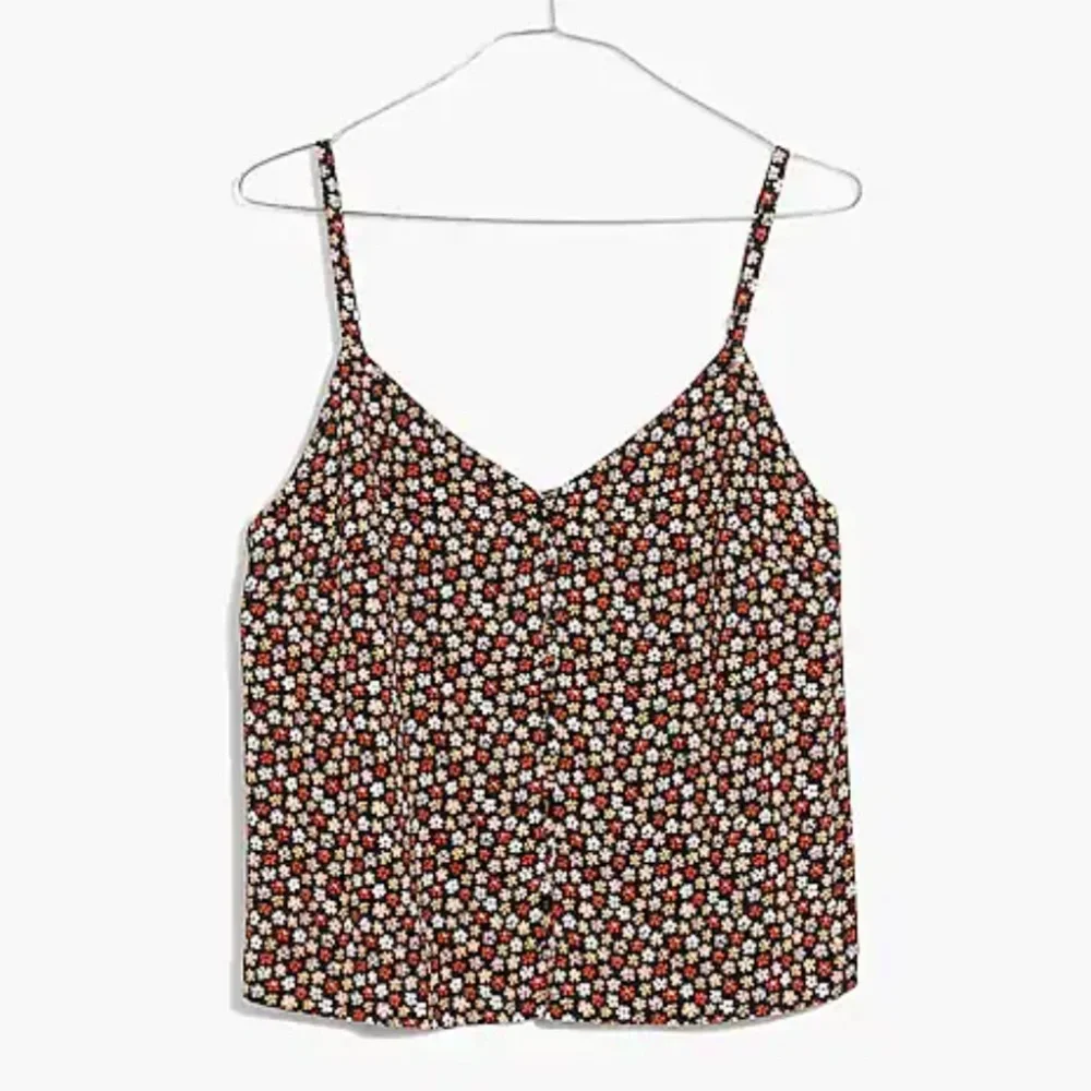 Madewell Button Front Floral Cami 🌸 - Picture 4 of 8